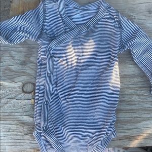striped boy black and white bodysuit